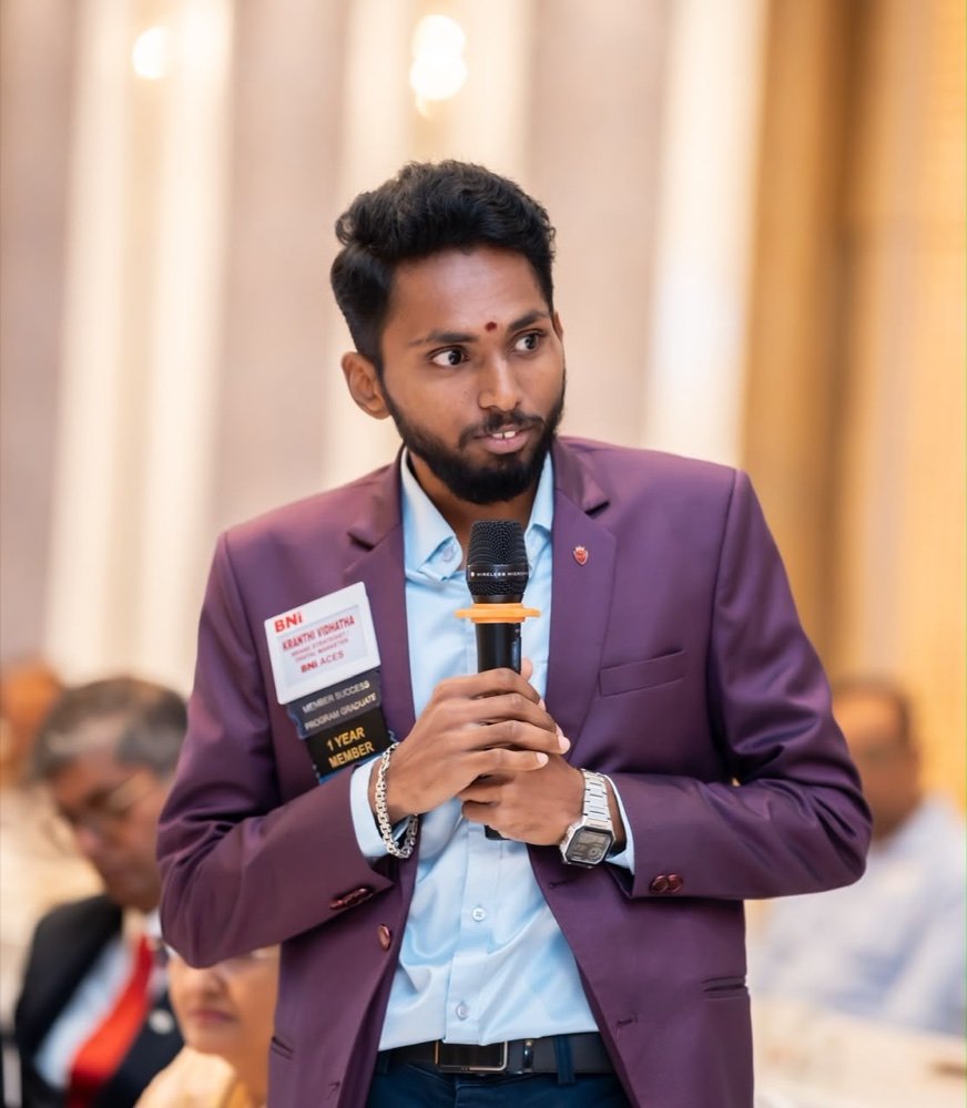 Kranthi Vidhatha, founder and lead mentor of Kravos Concept