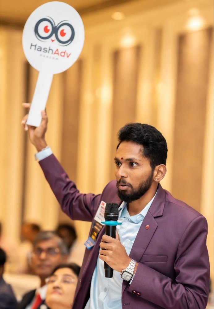 Kranthi Vidhatha speaking at an industry session